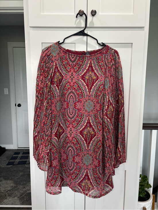Fire Los Angeles Dresses & Skirts - Fire Los Angeles Pink Red Paisley Mini Dress